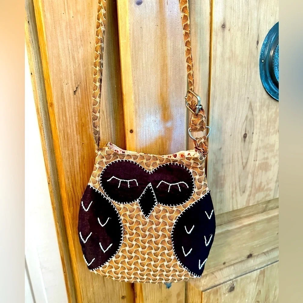 Owl Crossbody Bag - Soft & Lightweight